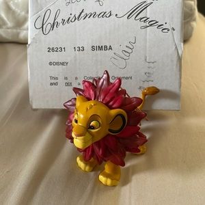 Simba collectible ornament - original disney